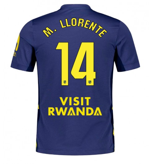 Atletico Madrid Marcos Llorente #14 Bortedrakt 2025-26 Korte ermer Atletico Madrid Marcos Llorente #14 Bortedrakt 2025-26 Korte ermer